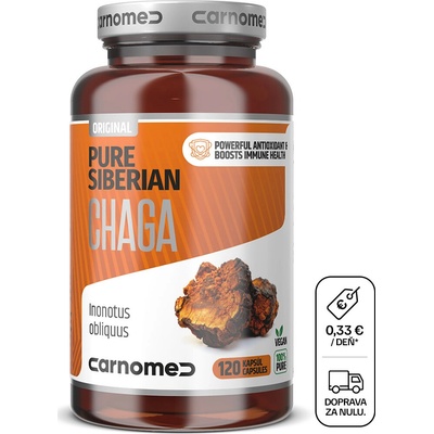 CarnoMed Pure Siberian Chaga 120 kapsúl
