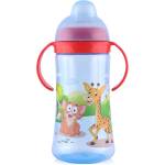Lorelli Спортна бутилка с дръжки и мек накрайник Lorelli - 330 ml, Синя (10200910001)