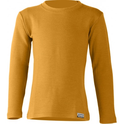 STONY dětská merino mikina - Hořčicová 2424