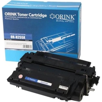 Compatible Тонер касета универсална Black HP no. 55X CE255X CRG-724H PREMIUM Съвместим консуматив, голям капацитет 12 500 стр (nCE255X/CRG-724H-PREMIUM)