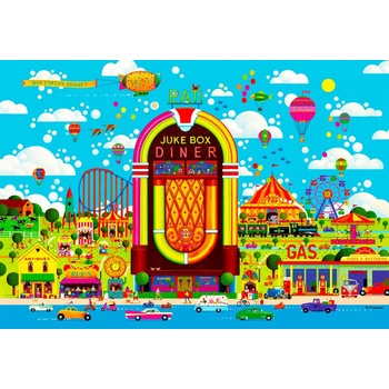 Grafika - Puzzle Jukebox Carnival - 1 000 piese