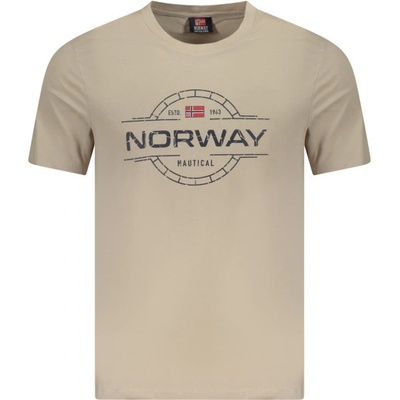 Norway 1963 Мъжка тениска с къс ръкав norway 1963, Размер xl, Цвят Бежов (856026_berope)