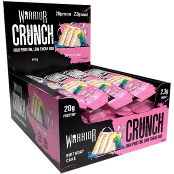 Image 1 of Warrior Crunch Bar | Low Sugar [12 x 64 грама] Торта