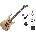 Jackson JS22 Dinky DKA AH Premium SET Natural Oil Електрическа китара