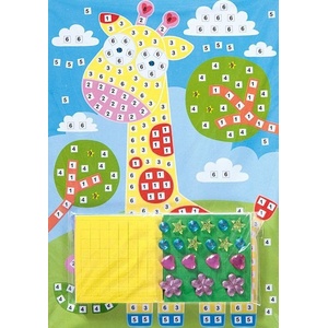 folia Творчески комплект Folia - Направи картинка от мозайка, Жираф (4001868065107)