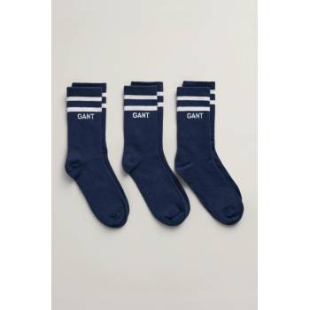 GANT SPORT SOCKS 3 PACK modrá