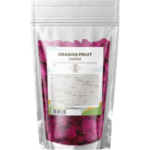 BrainMax Pure Pure® Lyophilized Dragon Fruit, Лиофилизиран драконов плод, резени, 45 g