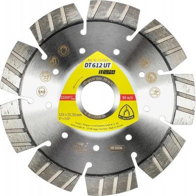 Klingspor DT612UT diamantový rezný kotúč 125 x 22,23 mm 334045