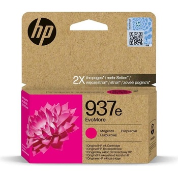 HP Оригинален патрон HP Evomore No937e, 4S6W7NE, 1650 страници/5%, Magenta (3015100780)