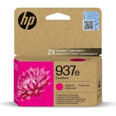 HP Оригинален патрон HP Evomore No937e, 4S6W7NE, 1650 страници/5%, Magenta (3015100780)