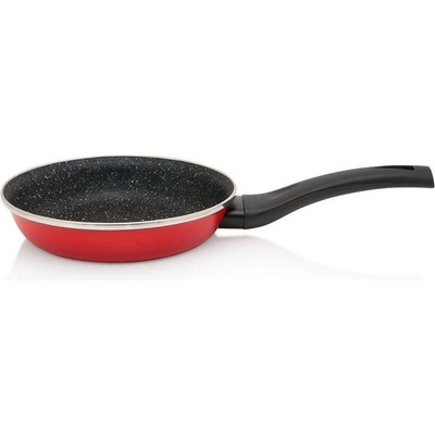 Metalac Posude 20 см емайлиран червен тиган Metalac Posude от серия GRANIT INDUCTION (CWHMET304)