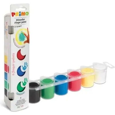 Farby vodové prstové 6 farieb 25 ml