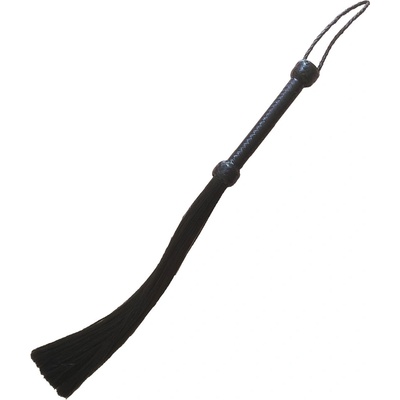 Willi Red Blush důtka s umělými vlasy | černý