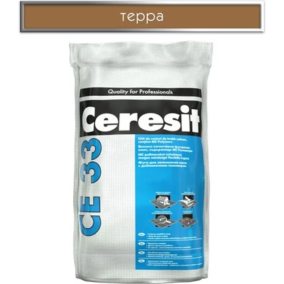 CERESIT ФУГА ce33 2кг ТЕРРА (2039435)
