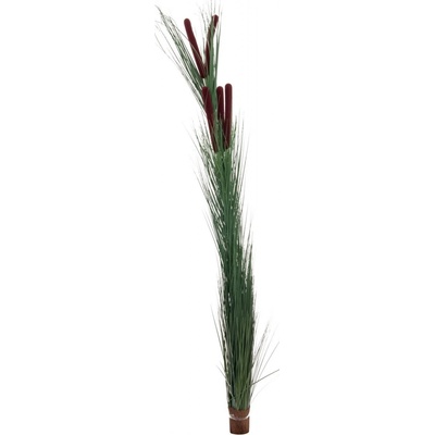 Umělá travina Zblochan vodní, tmavě zelený s pupeny, 152 cm