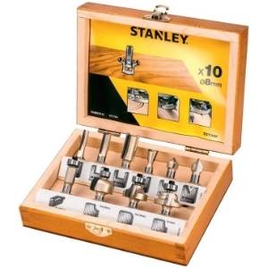 STANLEY Комплект резачки за фигурни форми Stanley STA80020, 10 части, TCT/HM (STA80020)