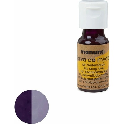 Manumi tekutá barva do mýdla 10 ml fialová - 1 ks
