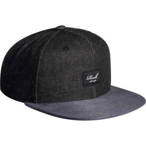 Reell Шапка с козирка Reell Suede Cap - Black Denim - размер One Size (204-6299-1611)