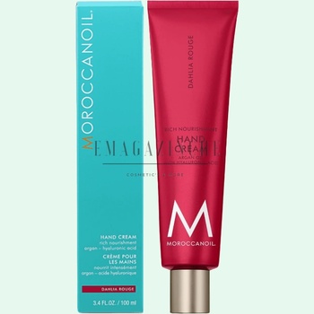 Moroccanoil Хидратиращ крем за ръце с далия и сандалово дърво 100 мл Dahlia Rouge Hand Cream (MRCFMC-BLHCADR100BU)