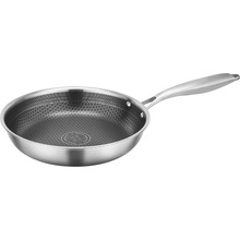 KITCHISIMO Nerezová panvica Chef 24 cm s nepriľnavým povrchom