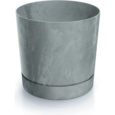 Prosperplast Květináč TUBO P BETON EFFECT 33,8cm šedý