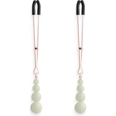 NS Novelties Bound Nipple Clamps G2 Rose Gold