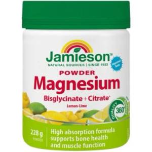Jamieson Магнезий DRINK MIX с естествен аромат на лимон и лайм 228g (IP1888)