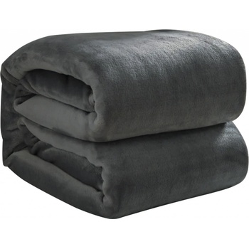 Ruhhy polyester sivá Deka 160x200