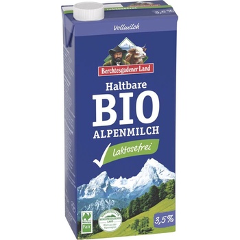 Berchtesgadener Land Bio Alpské plnotučné mlieko UHT 3,5% 1 l
