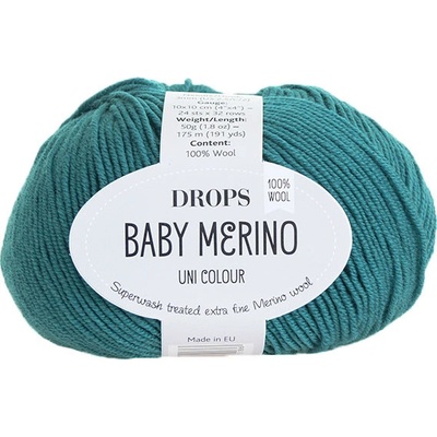 Příze DROPS Baby merino uni color 47 - severní moře