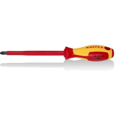 KNIPEX Отвертка PZ 3, VDE 1000V жълто-червена ръкохватка 270мм, Knipex (K982503)