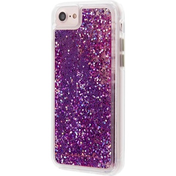 Case-Mate Waterfall Case - дизайнерски кейс с висока защита за iPhone 8, iPhone 7, iPhone 6S, iPhone 6 (лилав)