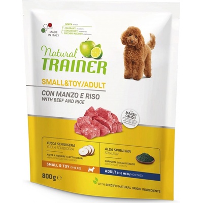 Nova Foods Trainer Natural Small & Toy Adult hovězí 0,8 kg