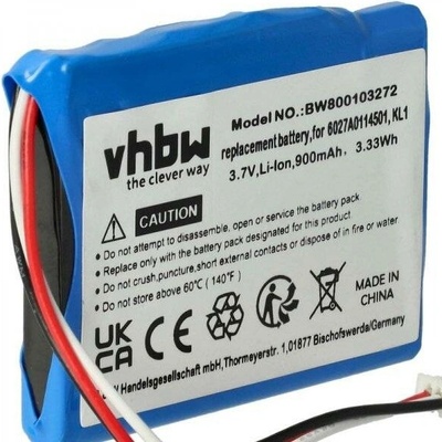 VHBW Baterie pro TomTom Via 1405 / 1505, 900 mAh - neoriginální
