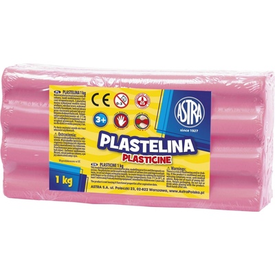 Astra Plastelína 1kg Ružová svetlá