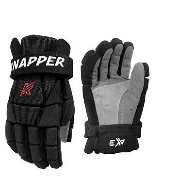 Knapper Hokejbalové rukavice AK3 S24 YTH dětská, černá, 9", HS25