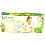  BEBEM бебешки пелени, Natural, Номер 4, 7-14кг, 48 броя