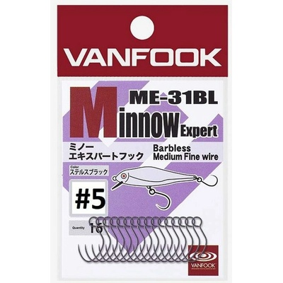 Vanfook Háčiky na Woblery ME-31BL balenie 16 ks Vel.6