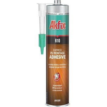 AKFIX ЛЕПИЛО PU EXPRES 610/м-жно/безц310ml AKFIX