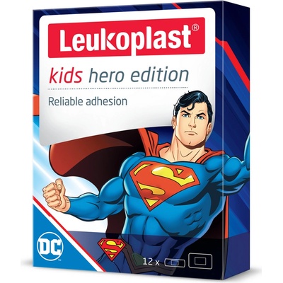 LEUKOPLAST Kids HERO Superman náplast 2 velikosti 12 ks