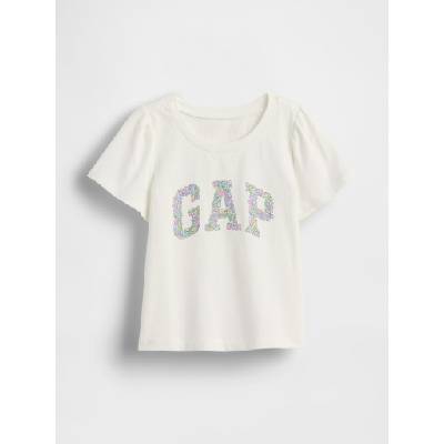 GAP Бебешка тениска с лого Mix & Match GAP GAP | Byal | Момичешки | 12-18 месеца