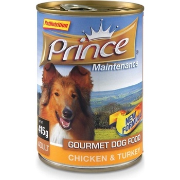 Prince Adult Dog kura a morka 415 g