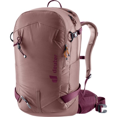 Deuter Дамска раница за ски-туринг Deuter Women's Freerider 28 SL Ski touring backpack - Ashrose / Cassis - размер One Size (504-0600-0111)