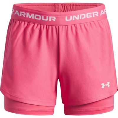 Under Armour G TECH PLAY UP 2-IN-1 SHORTS růžové 6004985-672