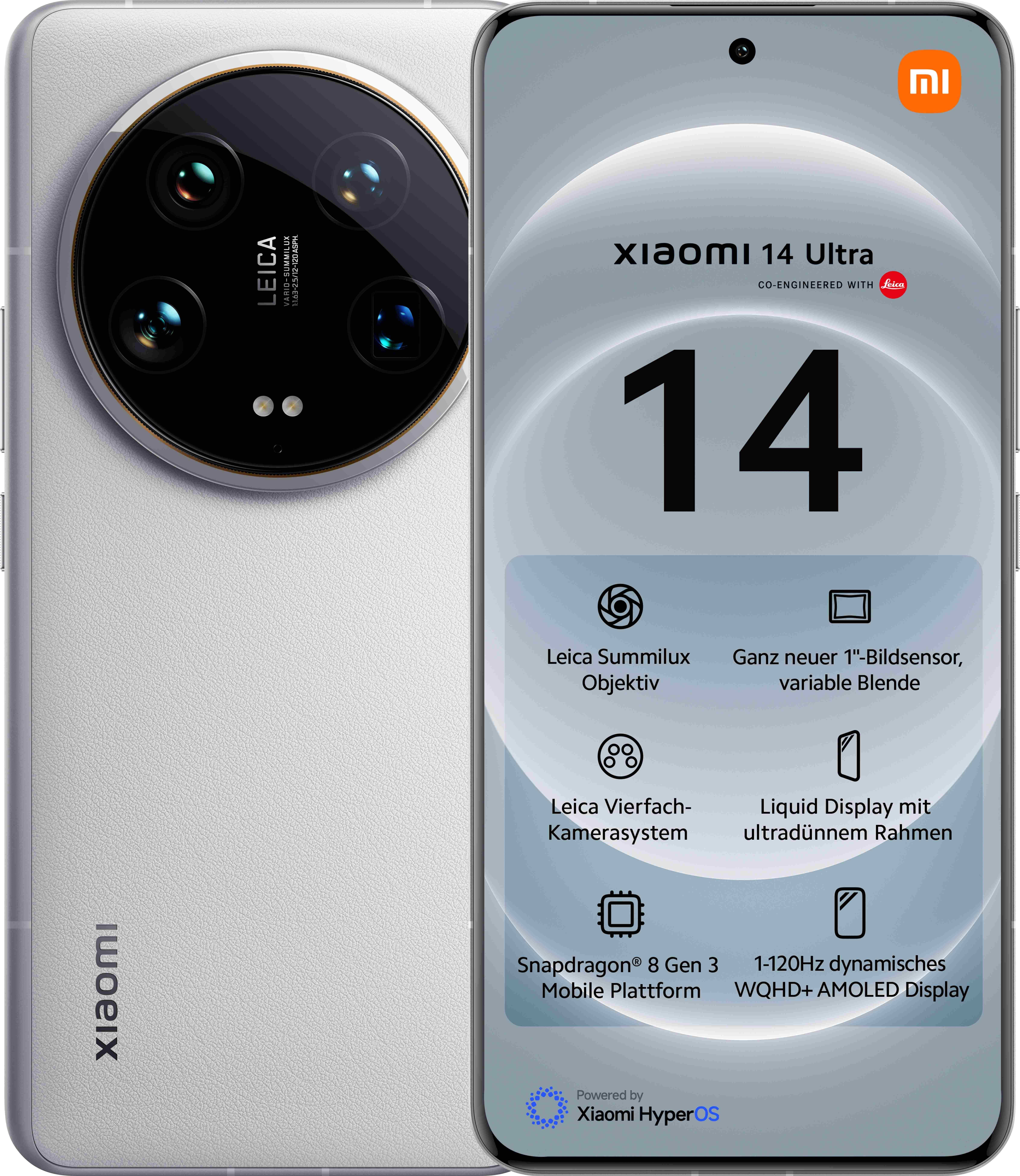 Xiaomi 14 Ultra 16GB/512GB White od 24 167 Kč - Heureka.cz