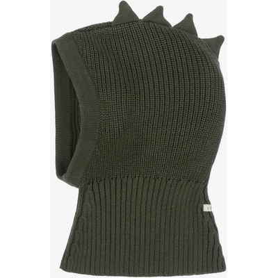 LIEWOOD Pletená kukla s uškami Hanibal Balaclava Hunter Green