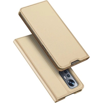 DUX elegantní PU kožené Xiaomi 12/12X - zlaté