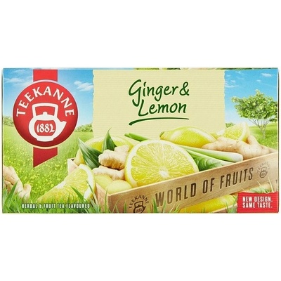 TEEKANNE Ovocno bylinný čaj so zázvorom a citrónom World of Fruits 20 vrecúšok 35 g