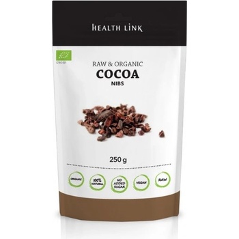 Health Link Bio Kakaové bôby Criollo nepražené drvené 250 g