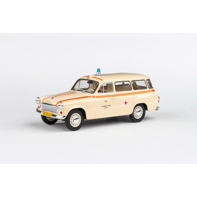 Abrex Škoda 1202 1964 Sanitka ZS Praha 134 1:43